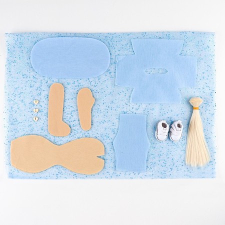 Sewing kit. DIY interior doll "Sendy", 30 cm-3