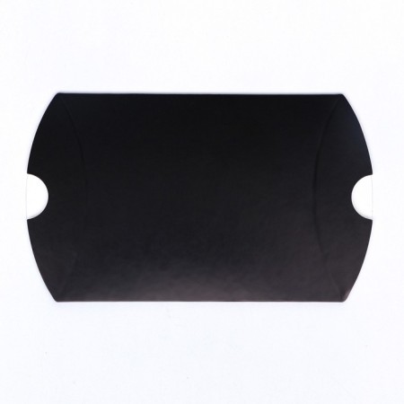 Folding box, pillow, black 15 x 11 x 3 cm,-2