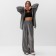 Women's costume (sweatshirt and trousers) KAFTAN PLUSHY p. 52-54, gray