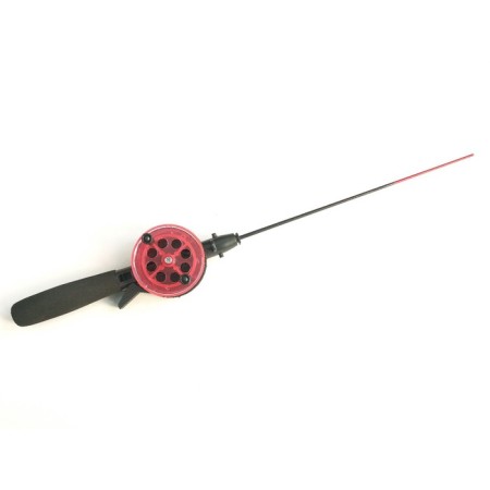Winter fishing rod "Techno", neoprene hilt, whip glass, d = 65 mm, color mix