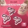Shoe accessories "Stethoscope", 3 pcs, white/pink color