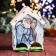 Tea house for two rows "Santa Claus and Snow Maiden" 15.5 × 9.6 × 20 cm