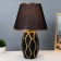 Santano table lamp E14 40W Black-Golden 20x25x39 cm