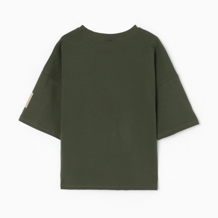 Children's Minaku T -shirt, Khaki color, height 104 cm-3