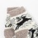 Children's woolen socks "deer", white color, size 22