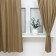 Ethel Ethel curtains for the kitchen, olive color, 130 +/- 6 x180 cm - 2 pcs, grabbing - 2 pcs, 70% HL, 30% luna