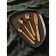 Set of cutting devices made of stainless steel Magistro Aqua, 4 objects, bronze color