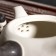 A set for the tea ceremony ceramic "delicate flower", 7 items: a kettle 180 ml, 6 cups 70 ml, white color