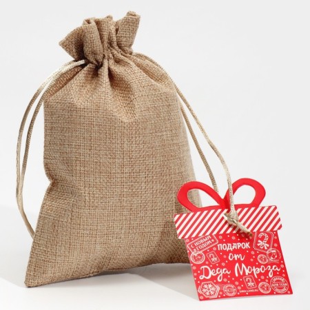 Gift bag "Gift", 13 x 18 cm +/- 1.5 cm, New Year-1