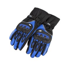 Motorcycle gloves, winter, size XL, blue