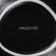 Porcelain salad Magistro Carbon, 15.5 × 13.5 cm, black color