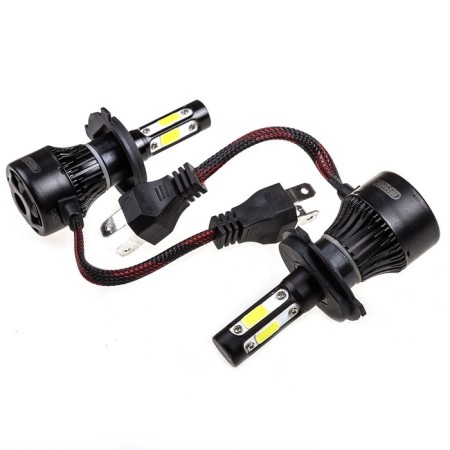 Car lamp Skyway H4 (X7), 12/24 V, 28 W, 6000 K, LED, set 2 pcs