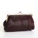 Cosmetic bag, 2 departments, outer pocket, burgundy color