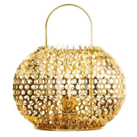 Night "Deci" LED from batteries 2haaa gold 19x19x17 cm Risalux-6