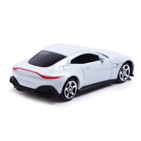 Metal machine Aston Martin Vantage, 1:64, white color-2