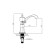 Timo unari 7511/04F shell mixer, two-wound, black antique-zoloto