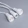 Garland “thread” 10 m, IP44, UMS, white thread, 100 LED, glow warm white, 220 V