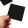 Furniture tundra, 85 x 85 mm, square, black, 2 pcs.