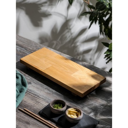 ADELIICA “Eurasia” for serving on the legs for sushi and rolls, 35 × 15 × 5.5 cm, an array of birch trees-1