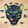 Wooden, curly puzzle EWA "Black Panther", 42x38 cm