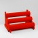 Catch for clocks, bracelets, phlock, 3 rollers, 30.5 × 17.5 × 22.5 cm, d = 5 cm, red color red
