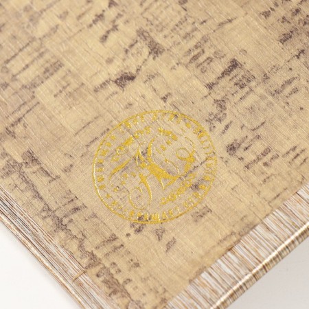 Safe-book wood to the leatherette "flower" embossing, under metal 30x20x6.8 cm-6