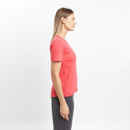 T -shirt female, coral color, size 44-6