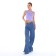 Female jeans, blue color, size 40 (34)