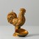 Egg candle support "Bronze Rooster"