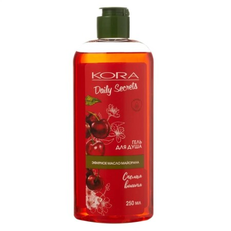 Shower gel Kora "ripe cherry", 250 ml