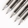 Handle write black blue paste 0.7 mm with ARTFOX cap.
