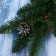 Branch artificial decorative "forest" cones-berries 60 cm