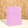 Crafts package, "pink lines", 33 x 26 x 12 cm