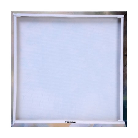 Khlest picture on the subframe "Vase with blue flowers" 50x50 cm-2