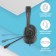 Headphones with A4Tech FSHELER FH100U Microphone Black 2M Patching Head (FH100U (Stone 106857