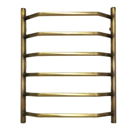 Water towel Domoterm "Laura", P6, 6 crossbars, 500 x 800 mm, bronze