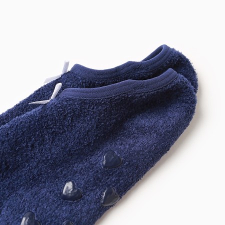 Women's socks shortened non-slip, indigo color, size 36-39-1