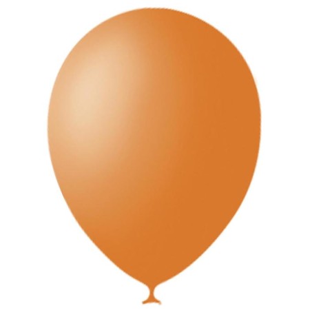 Latex ball 12 ", pastel, set 100 pcs., Orange color