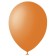 Latex ball 12 ", pastel, set 100 pcs., Orange color