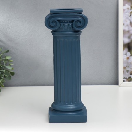 Polystone souvenir "Roman column" Blue 27x8x10cm