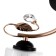 Chandelier 1188/2 E27 40W gold-black 48x15x24 cm Bayerlux