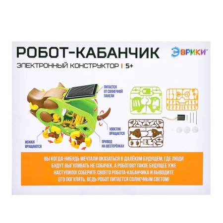 Robot "Kabanchik" Eurica, electronic designer, on batteries-5
