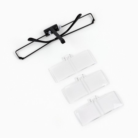 LUPA TALL (glasses) 3.5X, 2.5X, 1.5X (3 interchangeable nozzles 7.5*2.8 cm)-2