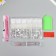 Set for creativity "White" set 24 types, tools, tweezers, stand, mat 2.5x12x18 cm