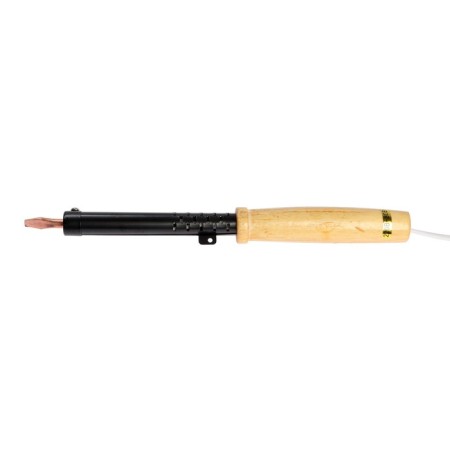 Soldering iron tundra, EPSN, wooden handle, wedge -shaped sting d = 6.2 mm, 80 watts, 220 B-5