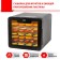 Drywall for vegetables and fruits JVC JK-FD801, 600 W, 7 tiers