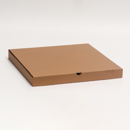 Pizza box, brown, 41 x 41 x 4 cm-1