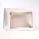 Gift package with a window, white, 60 x 45 x 35 cm