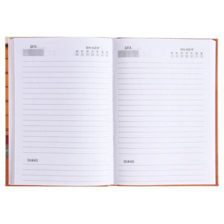 The diary of a low -up A5 136 sheets, integral cover, matte lamination "Bicycle"-2