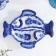 Olno -martyr "fish", gzhel, porcelain, 20x16 cm